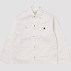 Carhartt WIP Womens W Michigan Coat Jacket Off White New WO Tags